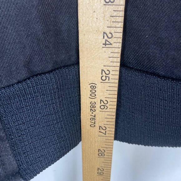 Vintage Teamsters Jacket 2XL XXL Black Suede Leather Sleeves Avon Coat Union USA - Picture 11 of 13